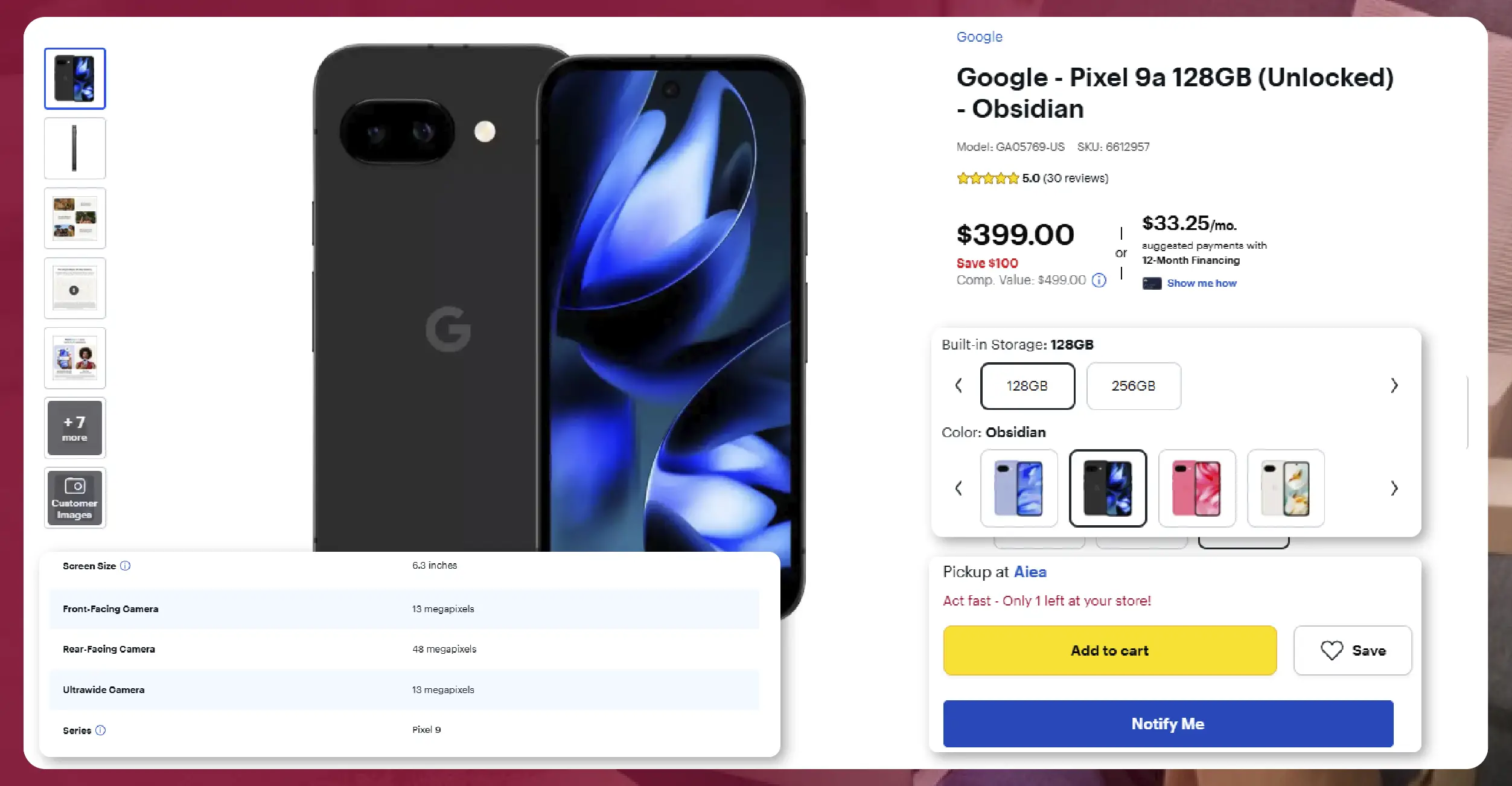 Key Metrics Collected from Amazon & Best Buy_Mesa de trabajo 1